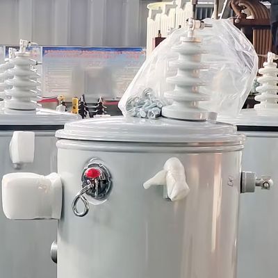 2 কয়েল নম্বর 75kva 13.8kv একক ফেজ স্টেপ ডাউন ট্রান্সফরমার প্যাড মাউন্ট ট্রান্সফরমার