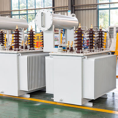 1250 kva 20KV অ্যালুমিনিয়াম উপাদান তিন ফেজ তেল নিমজ্জিত বিতরণ ট্রান্সফরমার